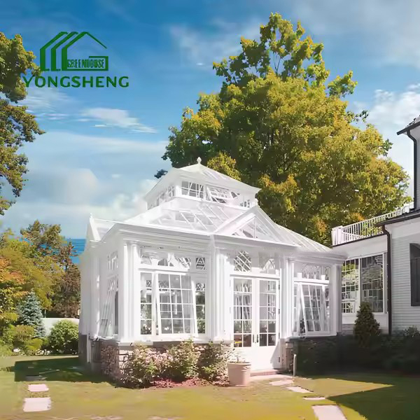 yongsheng victorian steel garden greenhouse for sale